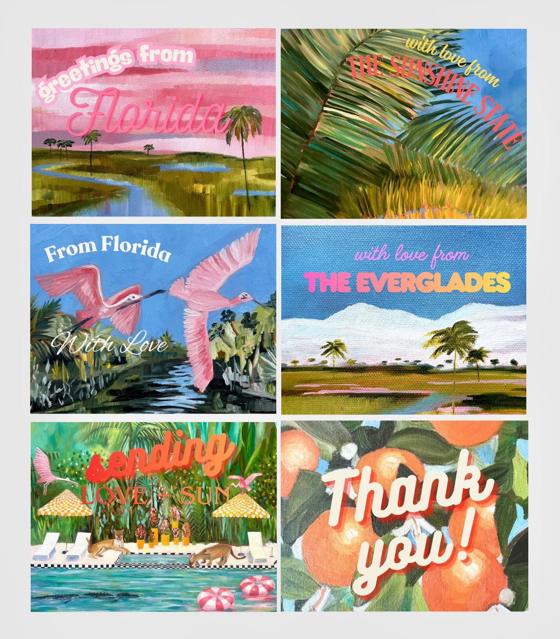 Vintage Florida Postcard Pack
